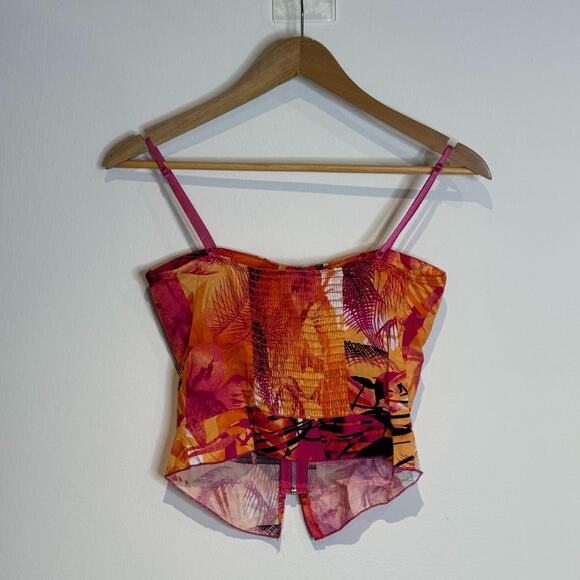 Pink and Orange Top L - Picture 5 of 6